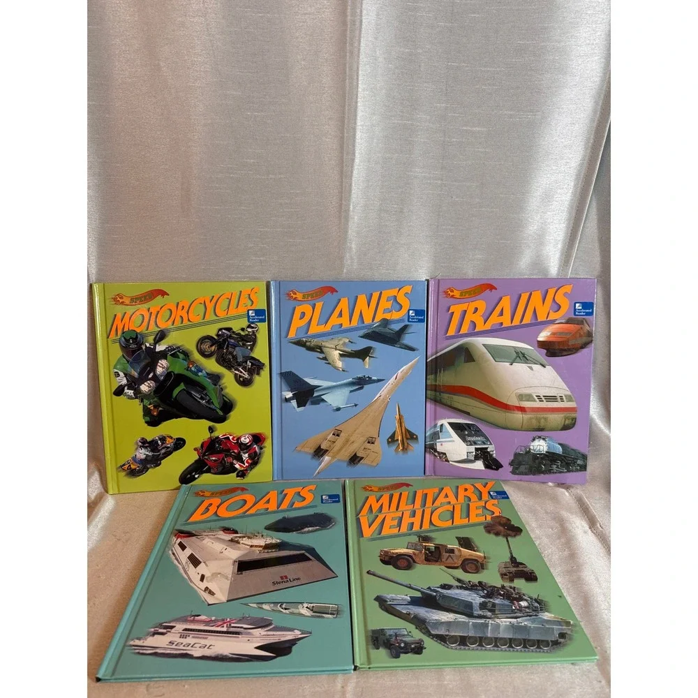 Hot Wheels SPEED Series Childrens Books‎ Set